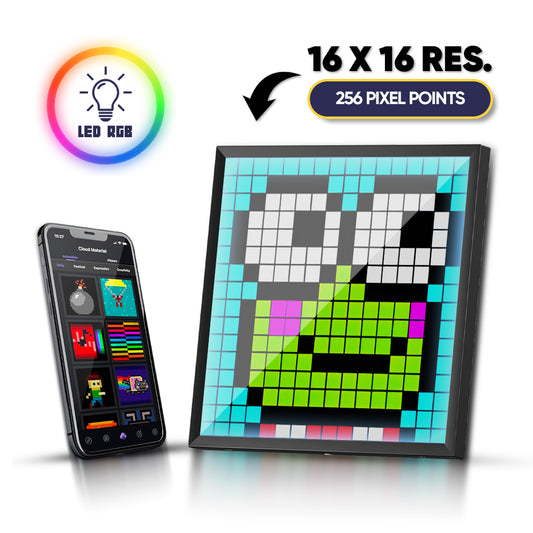 Pantalla inteligente multifuncional para Píxel Art y visualizador LED
